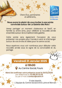 Invitation Galette Du Centre Social Entre Loire Et Morvan