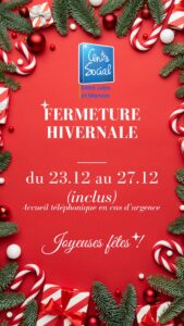 Story Instagram Fermeture Exceptionnelle Fête De Noël Vacances