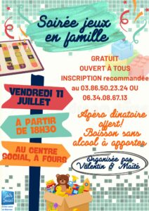 Soirée jeux en famille 11.07.2025