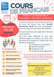 Flyer COURS DE FRANCAIS