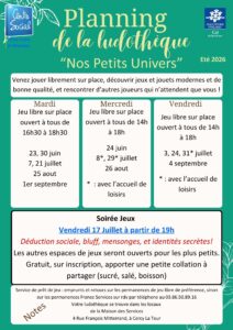 Planning de la ludothèque (4)